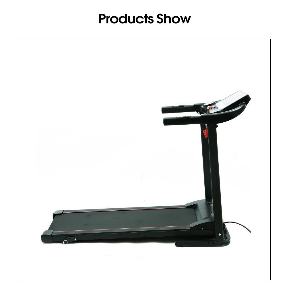 Máquina de fitness de corrida de corrida elétrica com tela LCD