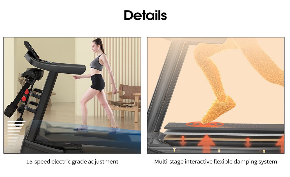 Máquina de corrida multifuncional de ginástica