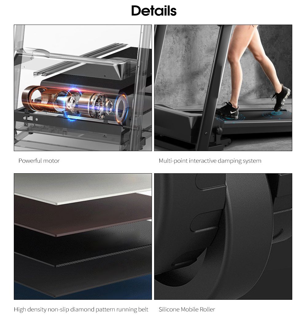 LOGOTIPO Custom Máquina de corrida de esteira motorizada elétrica para casa
