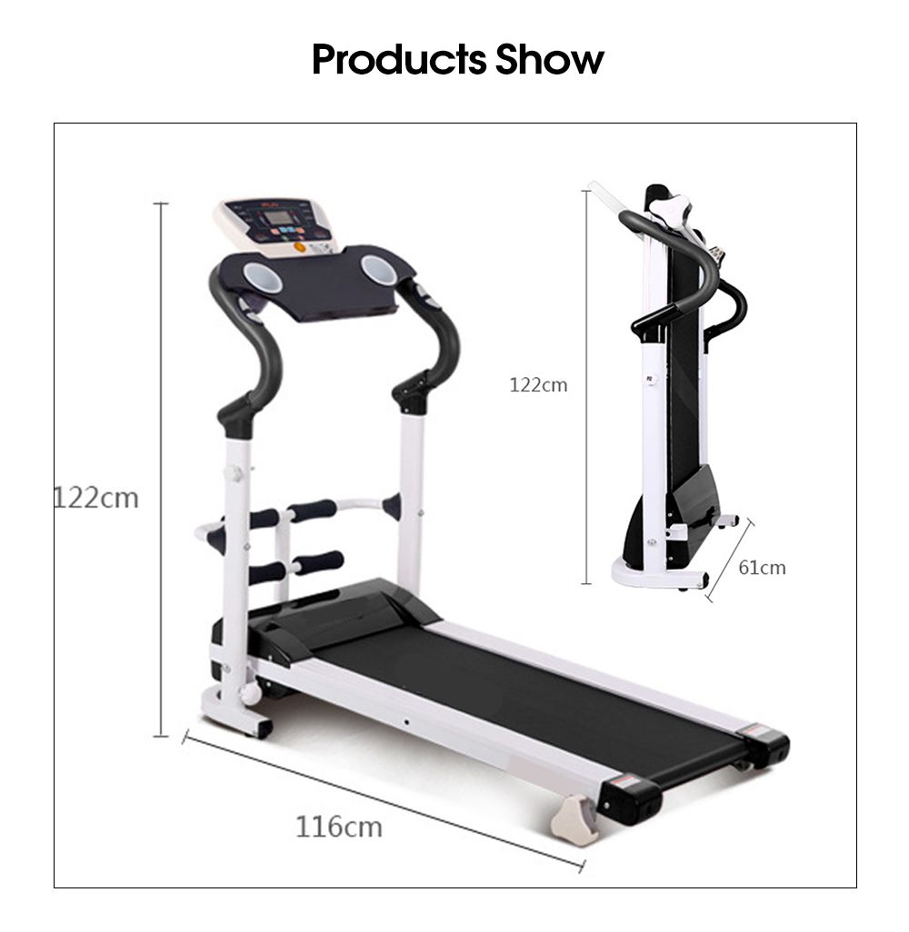 Home Mini Electric Treadmill Elétrica dobrável Run Run Machine Cardio Treinout Treadmill Machine