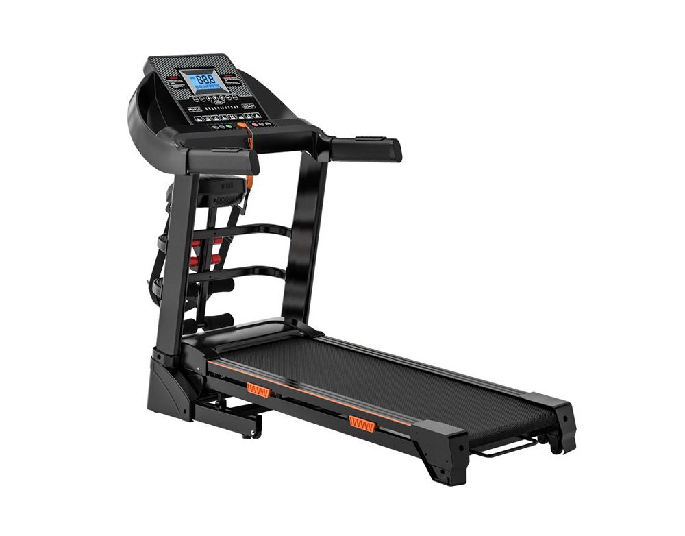 Exibição eletrônica de esteira inteligente em esteira de fitness em esteira esportiva multifuncional