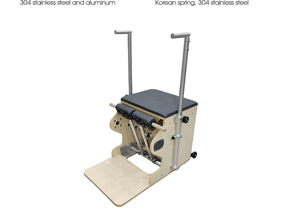 Máquina de cadeira de madeira pilates