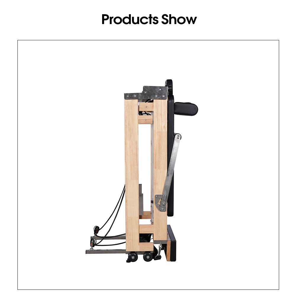 Em casa, Wood Collatsible Pilates Reformer