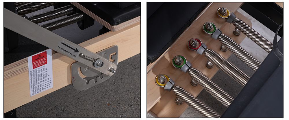 Maple Dobing Pilates Reformer (altura ajustável da perna)