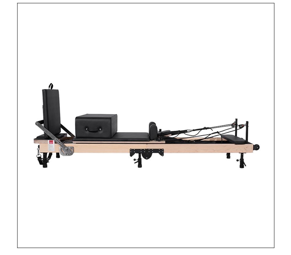 Maple Dobing Pilates Reformer (altura ajustável da perna)
