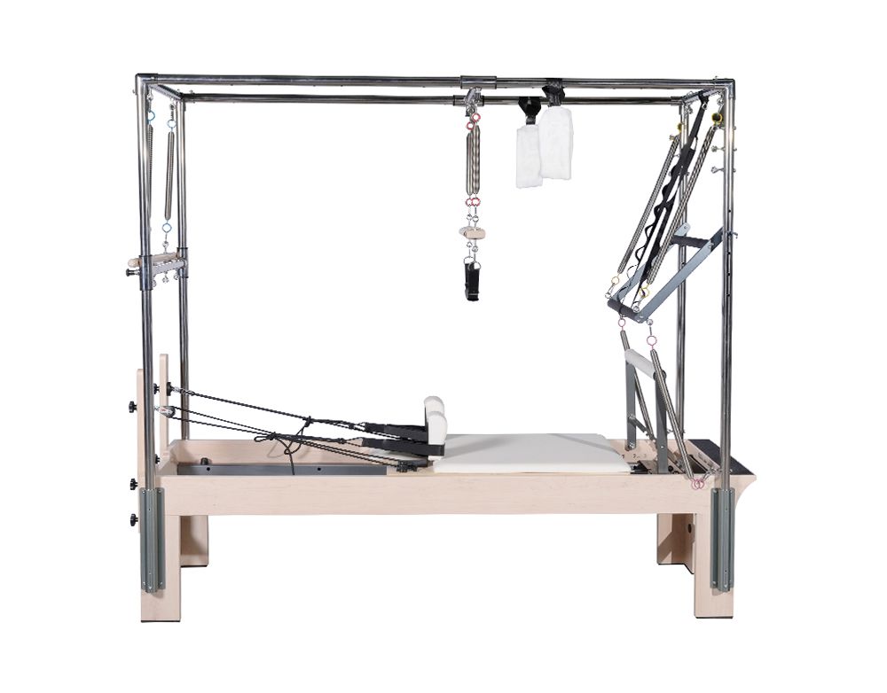 Pilates Studio Maple Wood Pilates Cadillac Reformer com trapézio completo