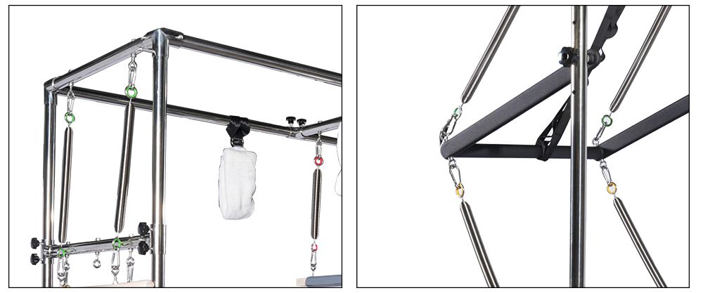 NOVO Design Maple Wood Cadillac Reformer trapézio completo à venda