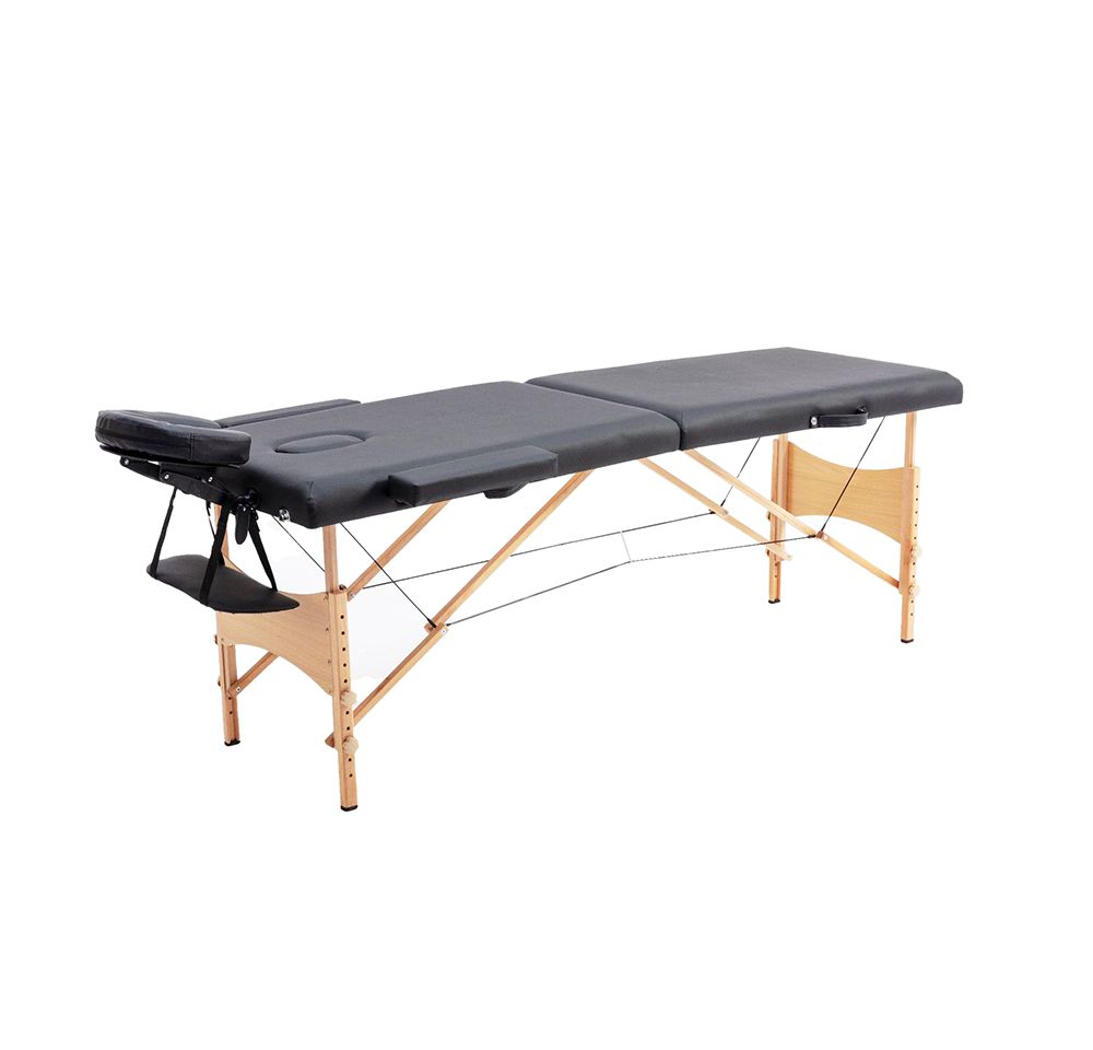 Mesa de massagem de madeira portátil