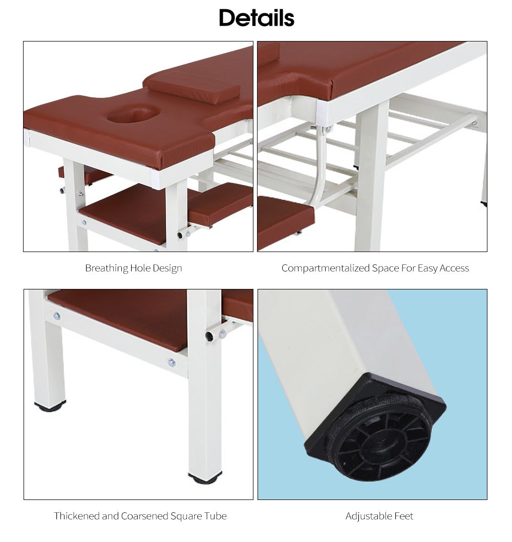 Massagem estável e durável Tabela seis pernas