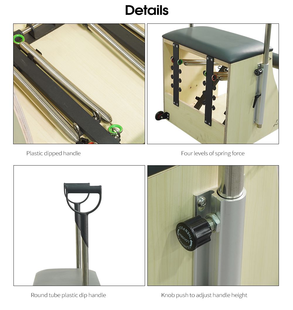 Cadeira de Maple Pilates Wunda mais vendida