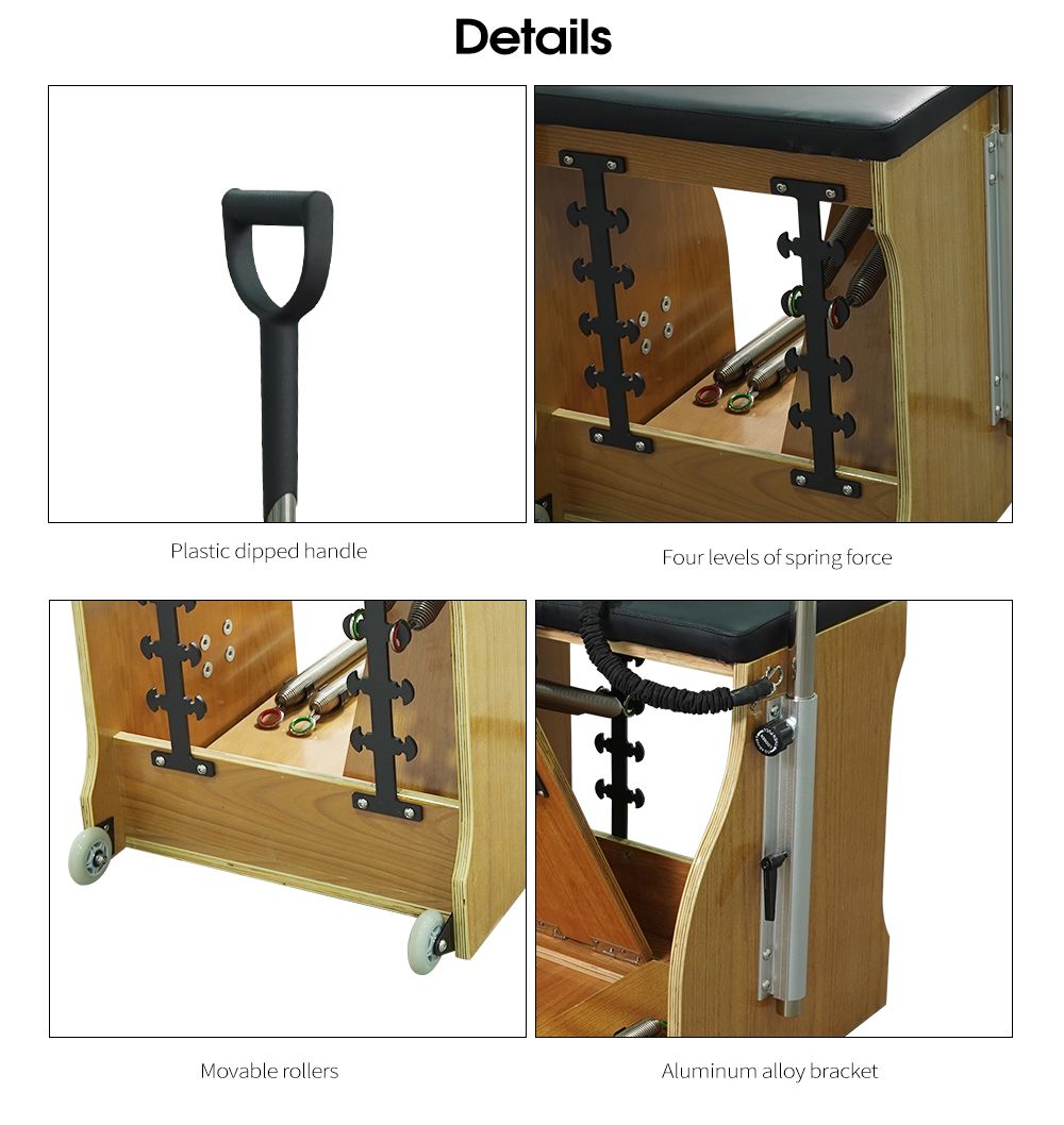 Cadeira de faia pilates wunda