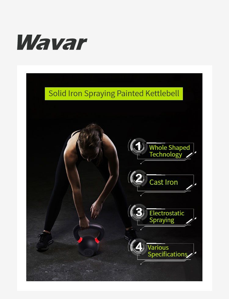 Kettlebell de ferro fundido