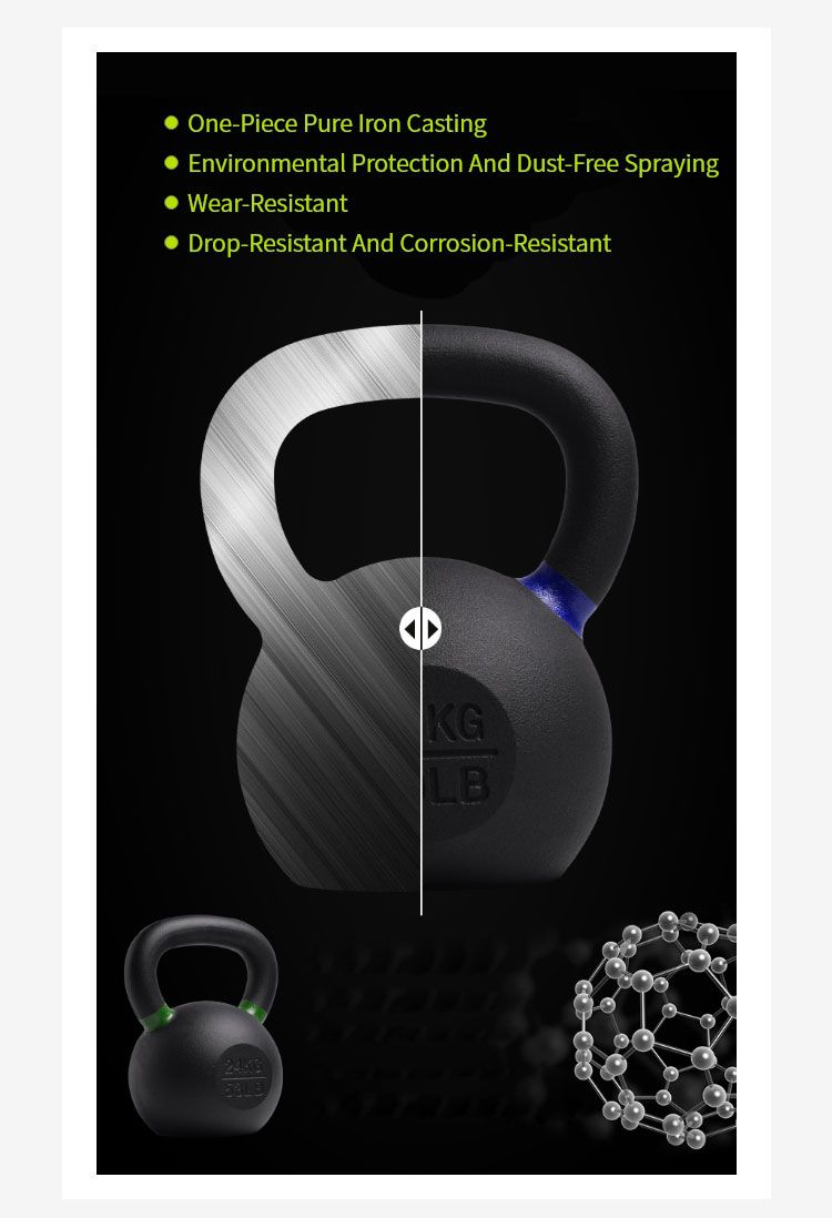 Kettlebell de ferro fundido