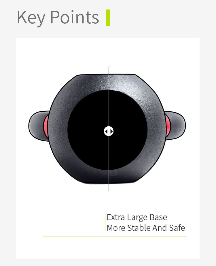Kettlebell de ferro fundido