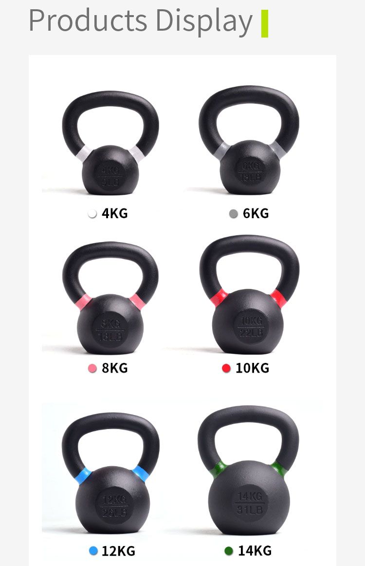 Kettlebell de ferro fundido