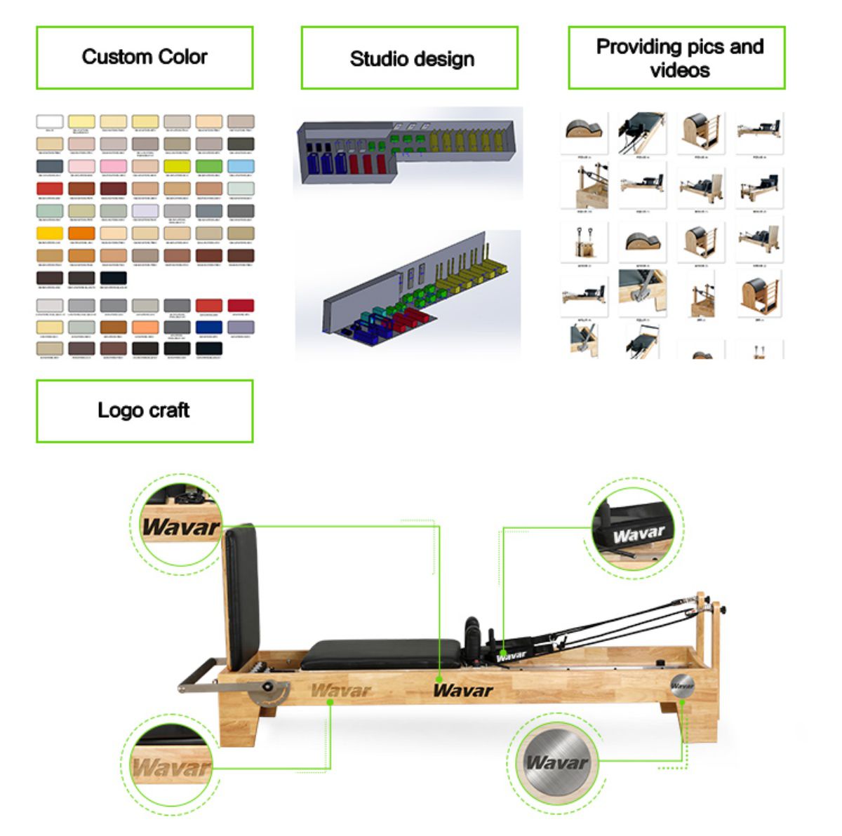 Reformador de madeira Pilates para venda