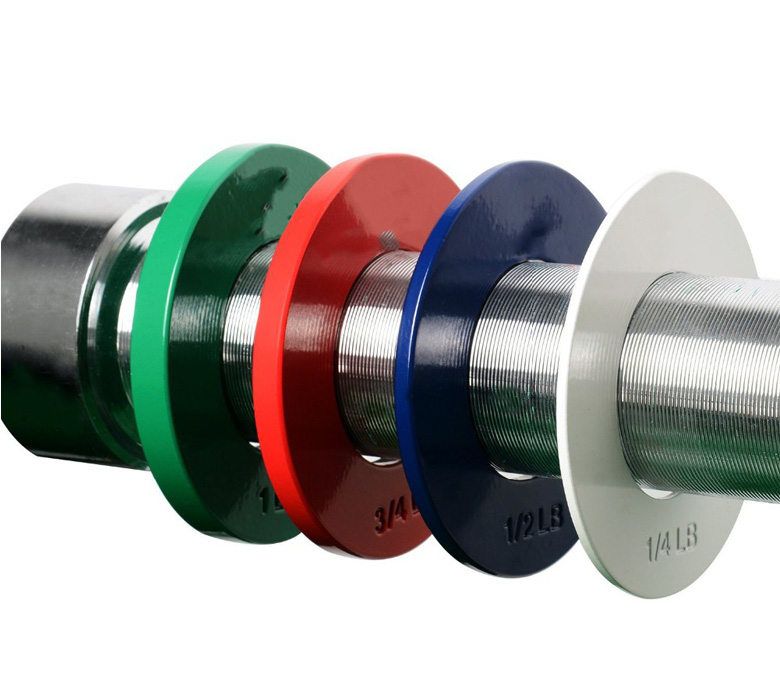 Placas de peso fracionário de aço