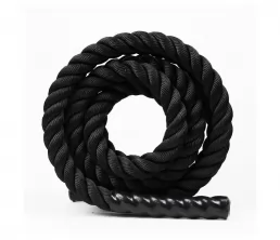 Treinamento de academia Black Fitness Battle Ropes