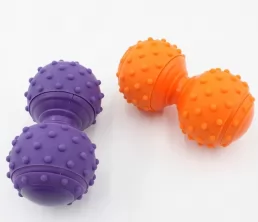 Bola de massagem de silicone em forma de amendoim