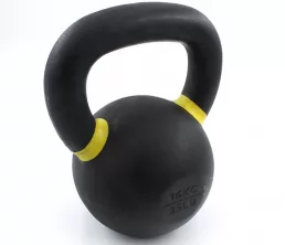 Kettlebell de revestimento em pó - 16 kg de kettlebell (35 libras)