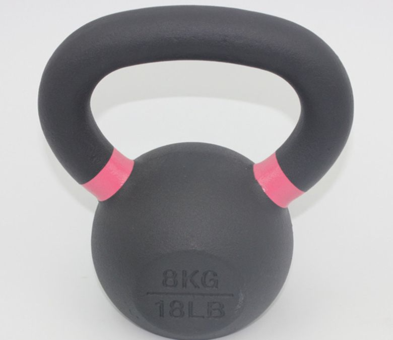 Kettlebell revestido a pó