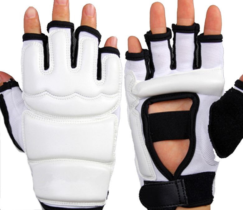 Meio dedos luvas de boxe / luvas Taekwondo