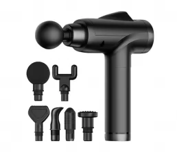 Pistola de massagem com touch touch led