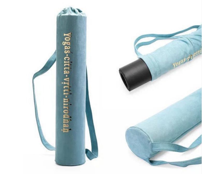 Saco de armazenamento de ioga de viagens de camurça