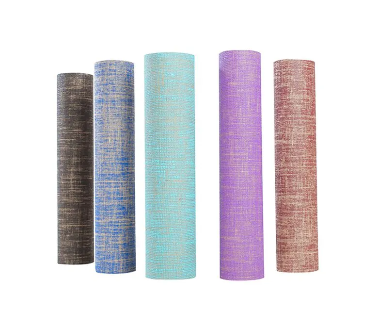 Cânhamo + tapete de ioga de PVC