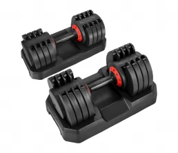Dumbbell ajustável com sistema de discagem