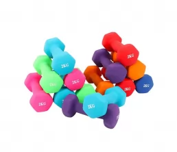 Halteres de imersão - Baixo preço vendendo a quente venda de neoprene colorido de neoprene halteres para mulheres