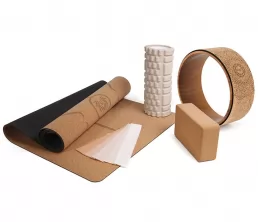 Kit inicial de yoga de cortiça