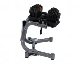 Rack de halteres ajustáveis de 24 kg