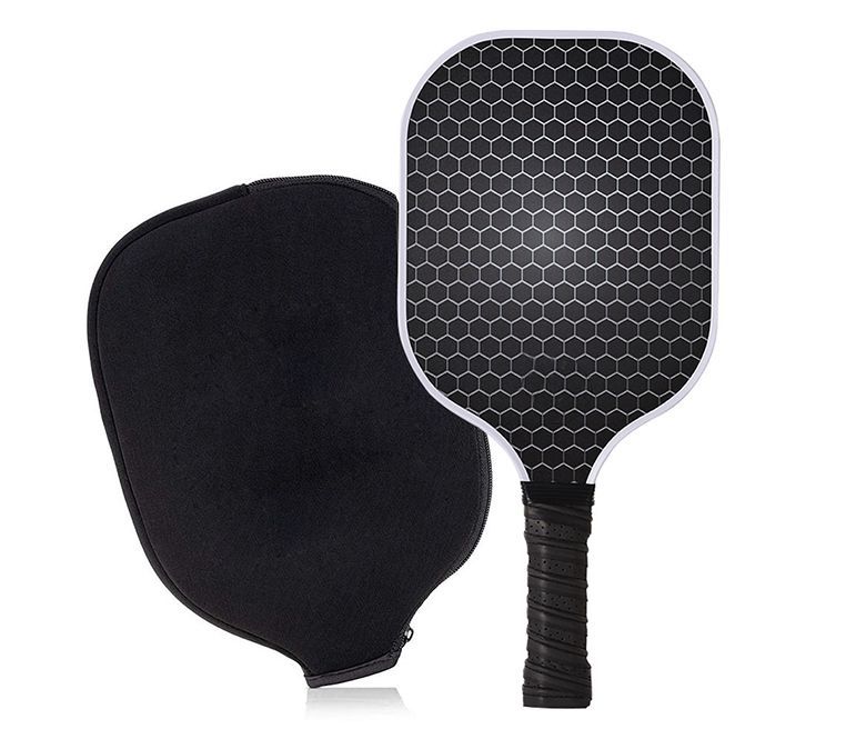 Conjunto de raquete de pickleball de fibra de carbono