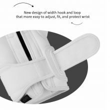 Luvas de boxe personalizadas de maneira fixa. Podemos personalizar a maneira fixa de luvas de boxe com base em suas necessidades, como você pode solicitar tamanhos diferentes de gancho e loop e o design de fixação. Fixado com cadarços ou composto de cadarços e design de velcro também está disponível.