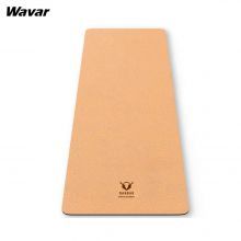 O Cork Yoga Mat é personalizado por um cliente americano, impresso com seu próprio logotipo e marca.