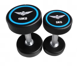 Dumbbell de revestimento de borracha da CPU