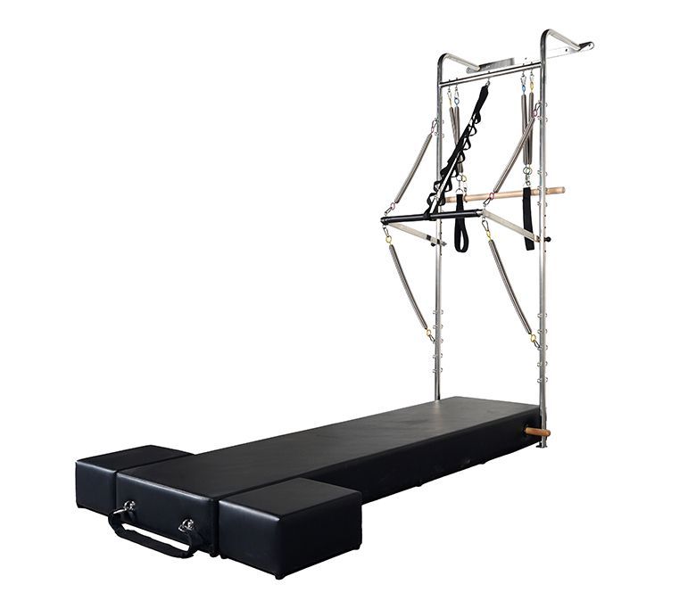 Pilates Cadillac Pilates Wall Tower com tapete de plataforma