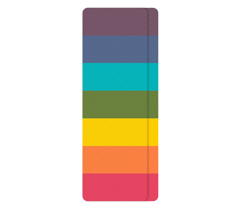 Tpe color block bloquear tapete de ioga