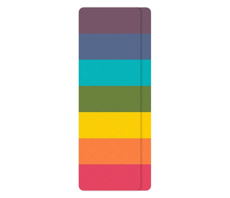 Tpe color block bloquear tapete de ioga