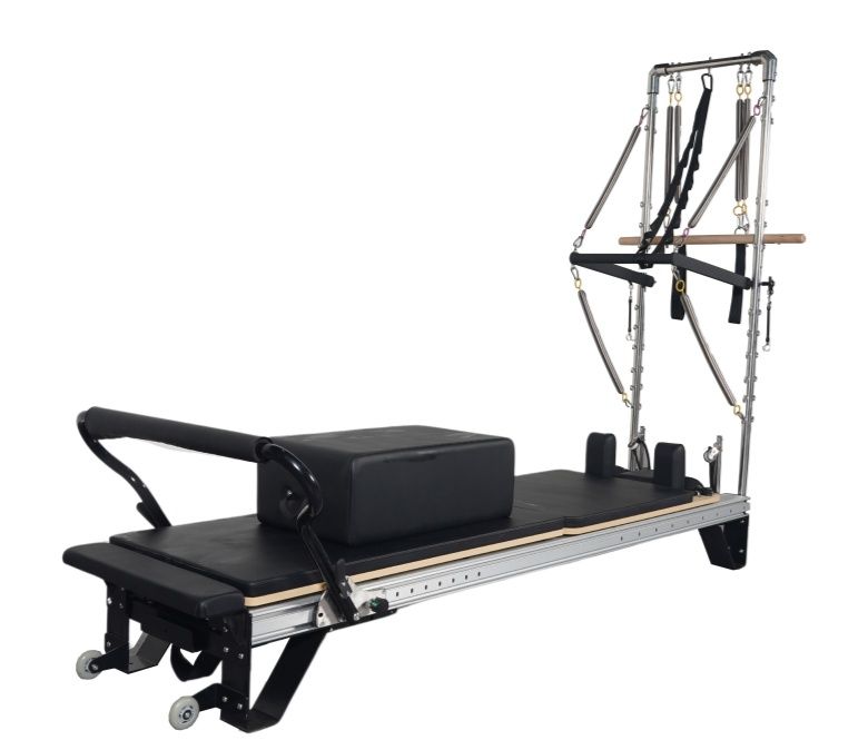 Liga de alumínio completa Pilates Reformer com torre