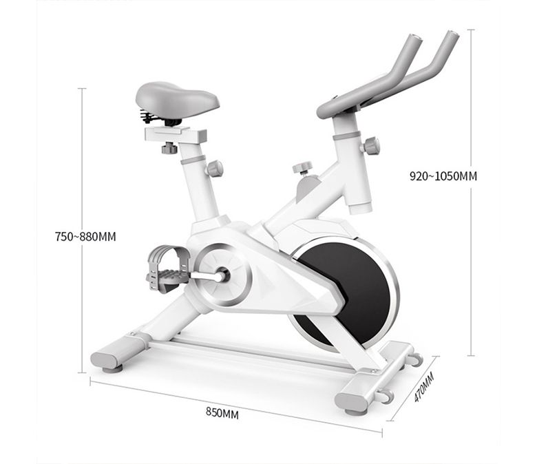 Bicicleta esportiva de spin de exercício em casa
