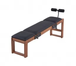 Banco multifuncional de bancada de madeira abdominal ajustável