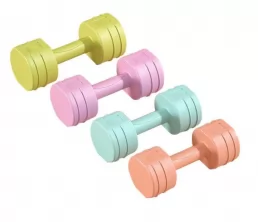 Conjunto de halteres de PVC ecológico