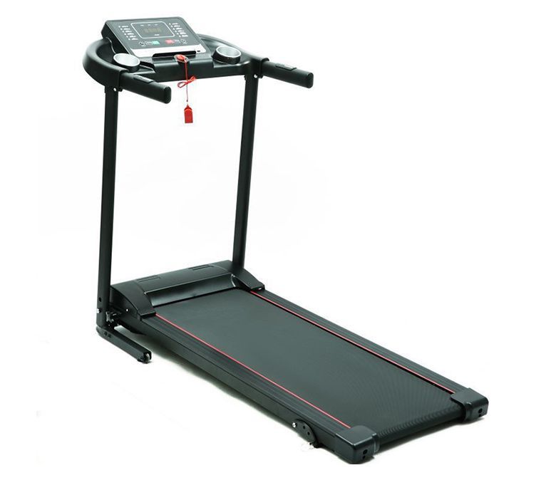 Máquina de fitness de corrida de corrida elétrica com tela LCD