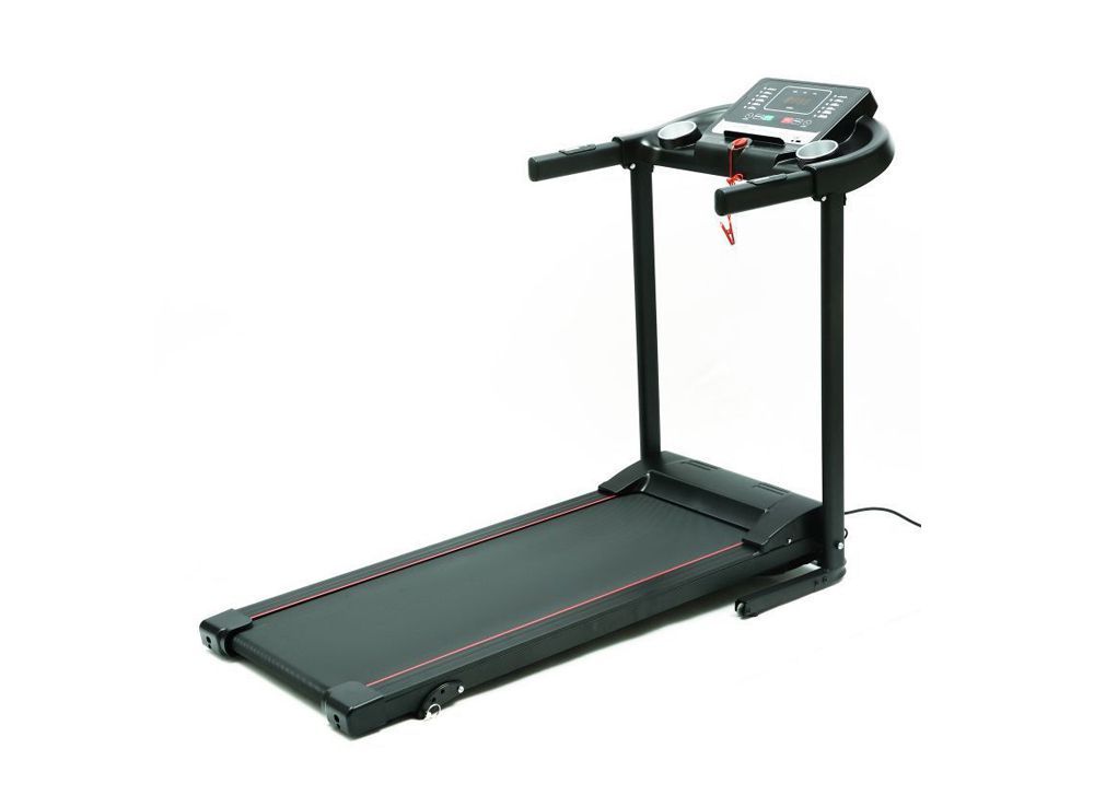 Máquina de fitness de corrida de corrida elétrica com tela LCD