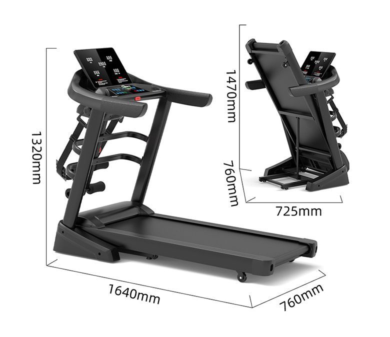 Máquina de corrida multifuncional de ginástica