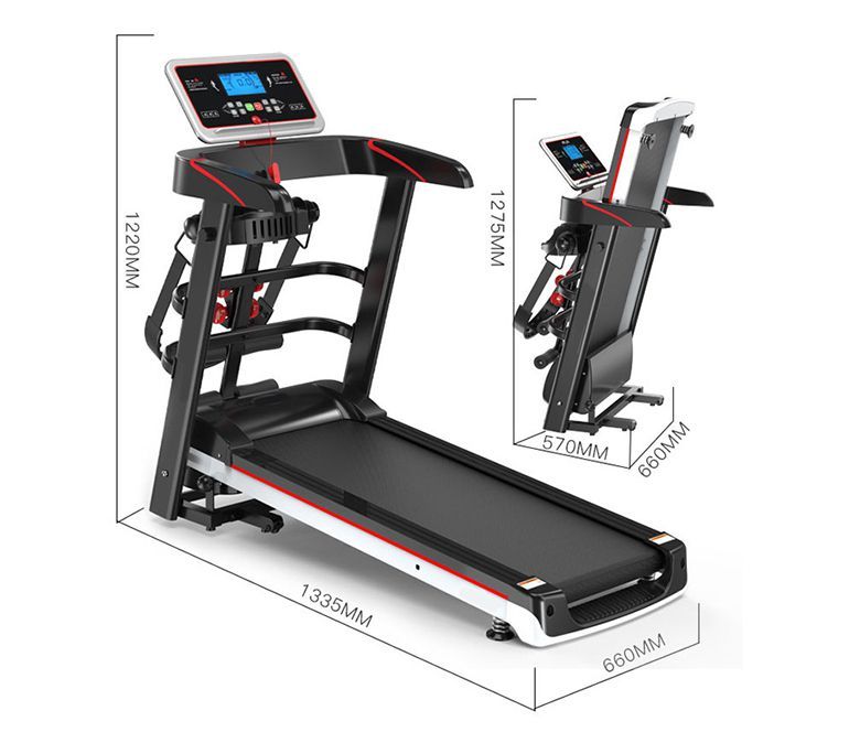 Máquina de caminhada de equipamentos esportivos elétricos multifuncionais