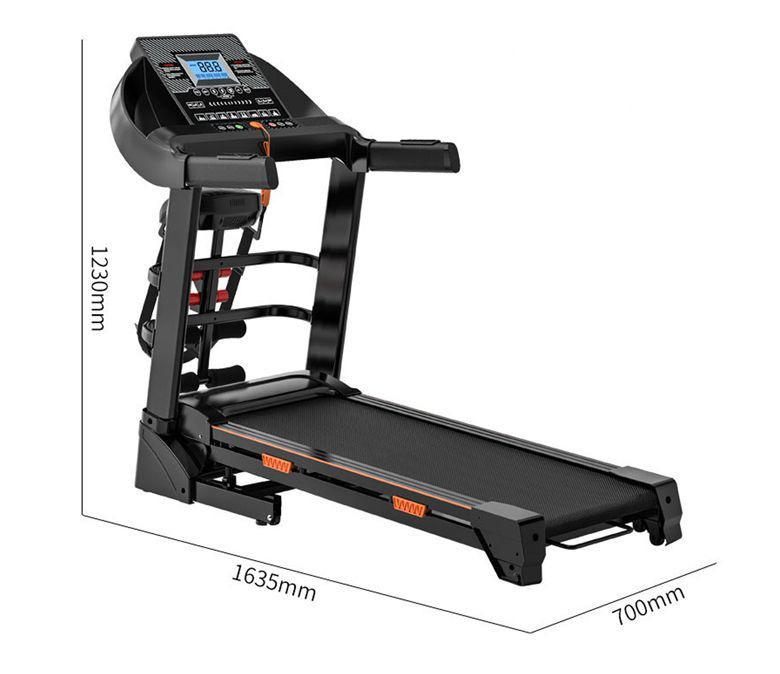 Exibição eletrônica de esteira inteligente em esteira de fitness em esteira esportiva multifuncional