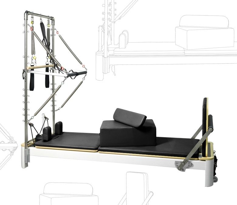 Alumínio de alumínio Pilates Reformer